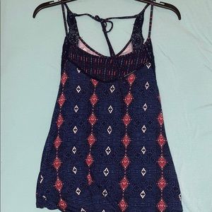 Tank top blue and red